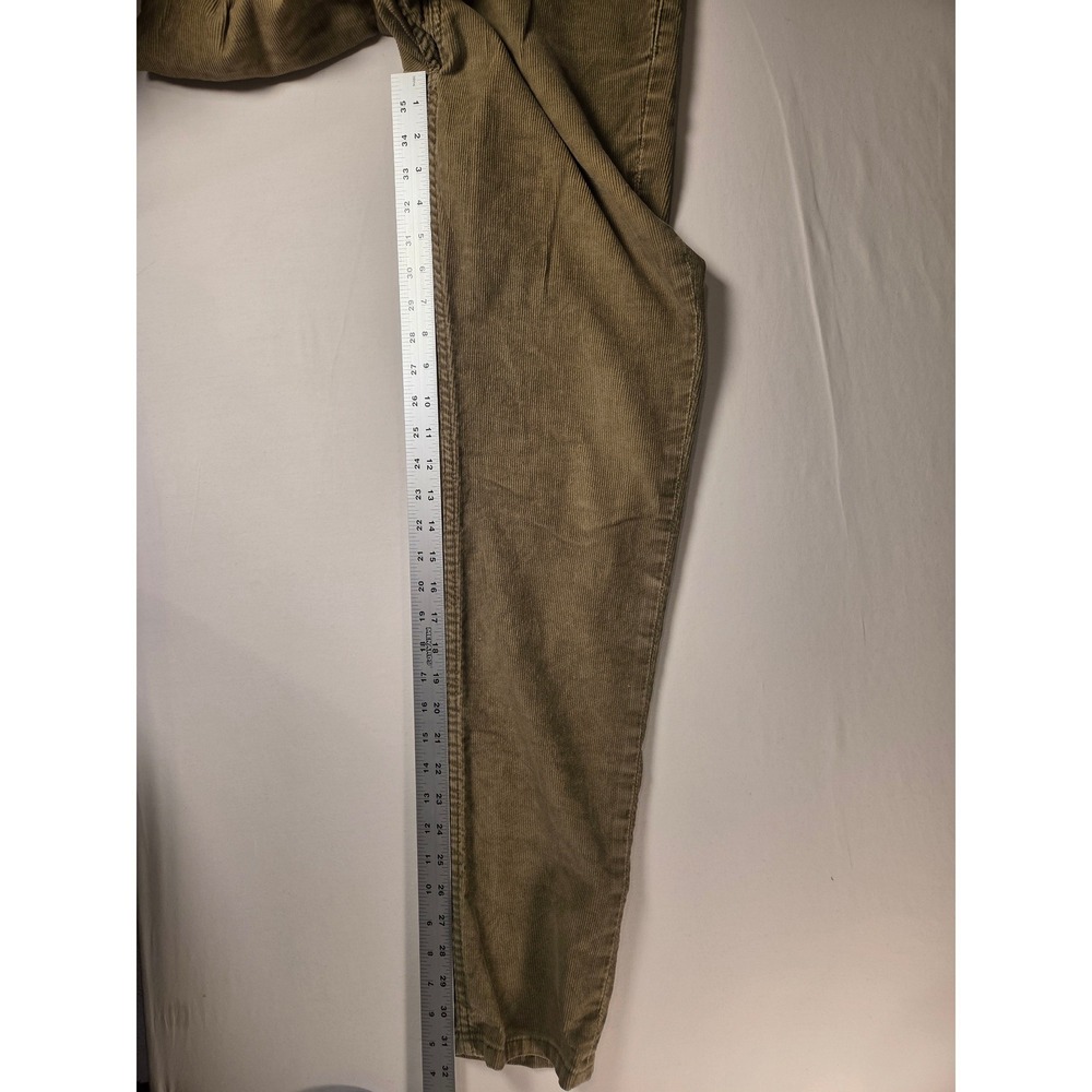 Levi's 511 Men's Slim Fit Corduroy Pants Khaki Green Tan Size 32x32 - Picture 9 of 10